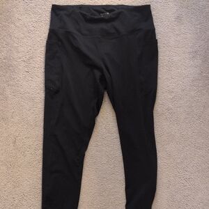 Reebok Black Activewear Top with Inner Size Label